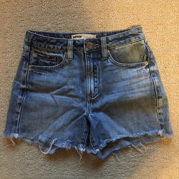 Garage high waisted mom shorts